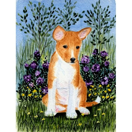 Caroline's Treasures Basenji 2-Sided Garden Flag