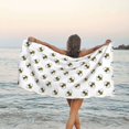 thumbnail image 5 of KLL Bee Microfiber Beach Towel Fast Drying,Extra Large 27.5"x55" Sand Free Beach Towel Super Lightweight Towels, 5 of 5