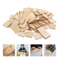 thumbnail image 6 of Arborister 100pcs Unfinished Wooden Squares for DIY Crafts and Projects, 6 of 11