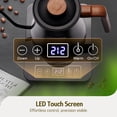thumbnail image 2 of Hazel Quinn Gooseneck Electric Kettle - 0.8L / 27oz, Precise Temperature Control, 4-Hour Keep Warm, 1000W Fast Boil, 304 Stainless Steel Interior, Id, 2 of 8