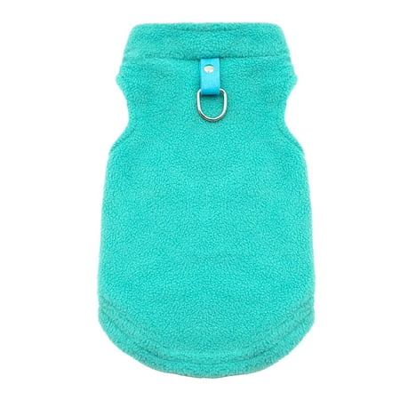 Namzi Dog Cat Vest Sweaters Dog Cats Jacket Soft Lightweight Breathable Puppy Clothes - Blue Green Size M 1 Piece