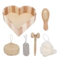 thumbnail image 3 of Ensemble de Douche en Éponge de Bain, Éponge de Douche en Pierre Ponce pour une Utilisation Quotidienne, 3 of 8