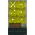 thumbnail image 3 of DND Dice Set-Chessex D&D Dice-12mm Translucent Yellow and White Plastic Polyhedral Dice Set-Dungeons and Dragons Dice Includes 36 Dice – D6 (CHX23802), 3 of 3