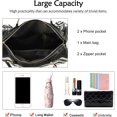 thumbnail image 5 of Crossbody Bag for Women Casual Shoulder Boston Bag Multicolor Floral Splicing Handbags Purse Fashion Tote Bag for Ladies, 5 of 7