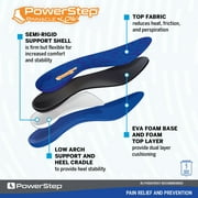 PowerStep Pinnacle Low Arch Supporting Full Length Orthotic Shoe Insoles for Plantar Fasciitis, Overpronation, Flat Feet