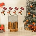 thumbnail image 5 of Luoshdecor Christmas Stockings,9 in Cute Santa Snowman Deer Gift Plaid Cuff Stocking for Holiday Xmas Party, 5 of 6
