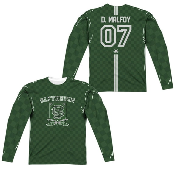 Harry Potter Malfoy Sweater (Front/Back Print) Mens Long Sleeve Sublimation Shirt
