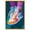 Gold Frame, variant on Colorful Sneaker Jump Canvas Sneakerhead Posters by Art Remedy, Silver Frame, 36 x 54