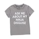 thumbnail image 3 of Camiseta de humor gráfico Yinane Camisetas divertidas con tapa Camiseta de verano de manga corta Gris S, 3 of 8