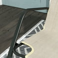 thumbnail image 6 of Outsunny Garden Rocking Chair for Patio, Balcony, Porch, Light Brown, 6 of 9