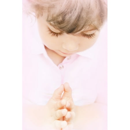 Girl In Prayer Poster Print by Con Tanasiuk  Design (Best Cover Pic For Girl)