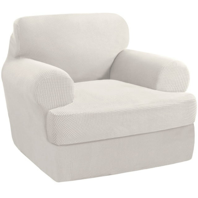PENGXIANG Stretch Couch Cushion Slipcovers Replacement Simple Solid Color All-Inclusive Cushion Sofa Cover Gift for Families Friends