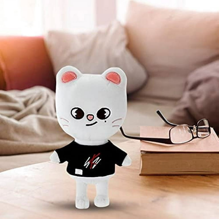 skzoo Plush Toy Stray Kids Cartoon Cat Plush Doll,Cute Anime Cartoon  Stuffed Animal Figure Toy Plush Doll Gift for Fans Kids