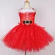 thumbnail image 5 of Vestido de tutú rojo brillante de Papá Noel, disfraz navideño para niñas, vestido de princesa con lentejuelas brillantes, vestido de fiesta de Navidad para niños, vestido de baile de Año Nuevo, 5 of 5