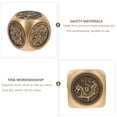 thumbnail image 4 of Six Sides Brass Ornament Brass Table Decoration Small Bronze Ware Adornment, 4 of 8