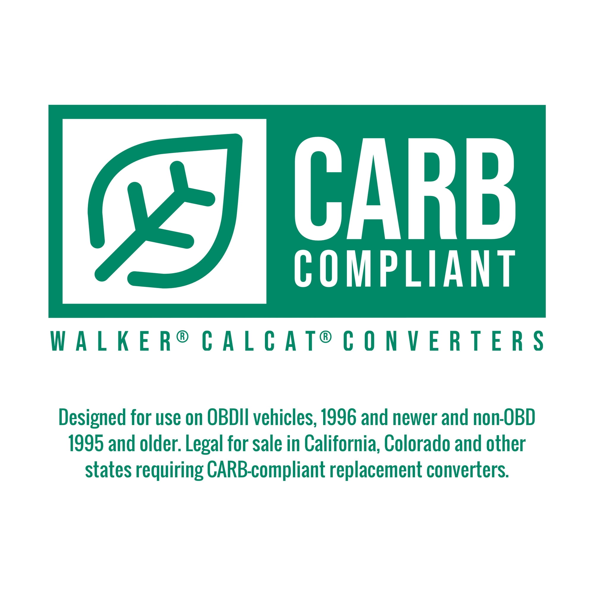 Walker Exhaust CalCat Carb 82787 Direct Fit Catalytic Converter