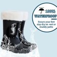 thumbnail image 2 of AUXDIQ Wellington Boots Women Mid-calf Wellies Waterproof Rain Boots Outdoor Garden Shoes, 2 of 6