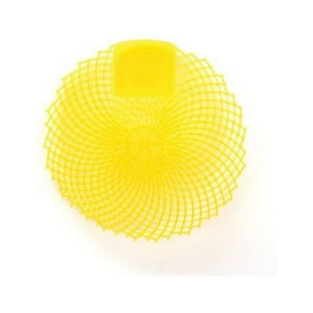 Genuine Joe Eclipse Anti-Splash Deodorizing Urinal Screen Citrus Grove - Anti-splash - 12 / Dozen - Yellow