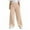 Beige, variant on Cethrio Girls Fleece Pants Size 10-12, Elastic Waist Straight-leg Casual Thermal Winter Pants Gray