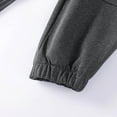 thumbnail image 3 of Favoffer Boys Fleece Cargo Pants Baggy Sweatpants Wide Leg Sweats with Pockets Winter Three-Layer Compatible Warm for Outdoor Daily Home Lounging Toddler Big Kids 5-14Y, 3 of 6