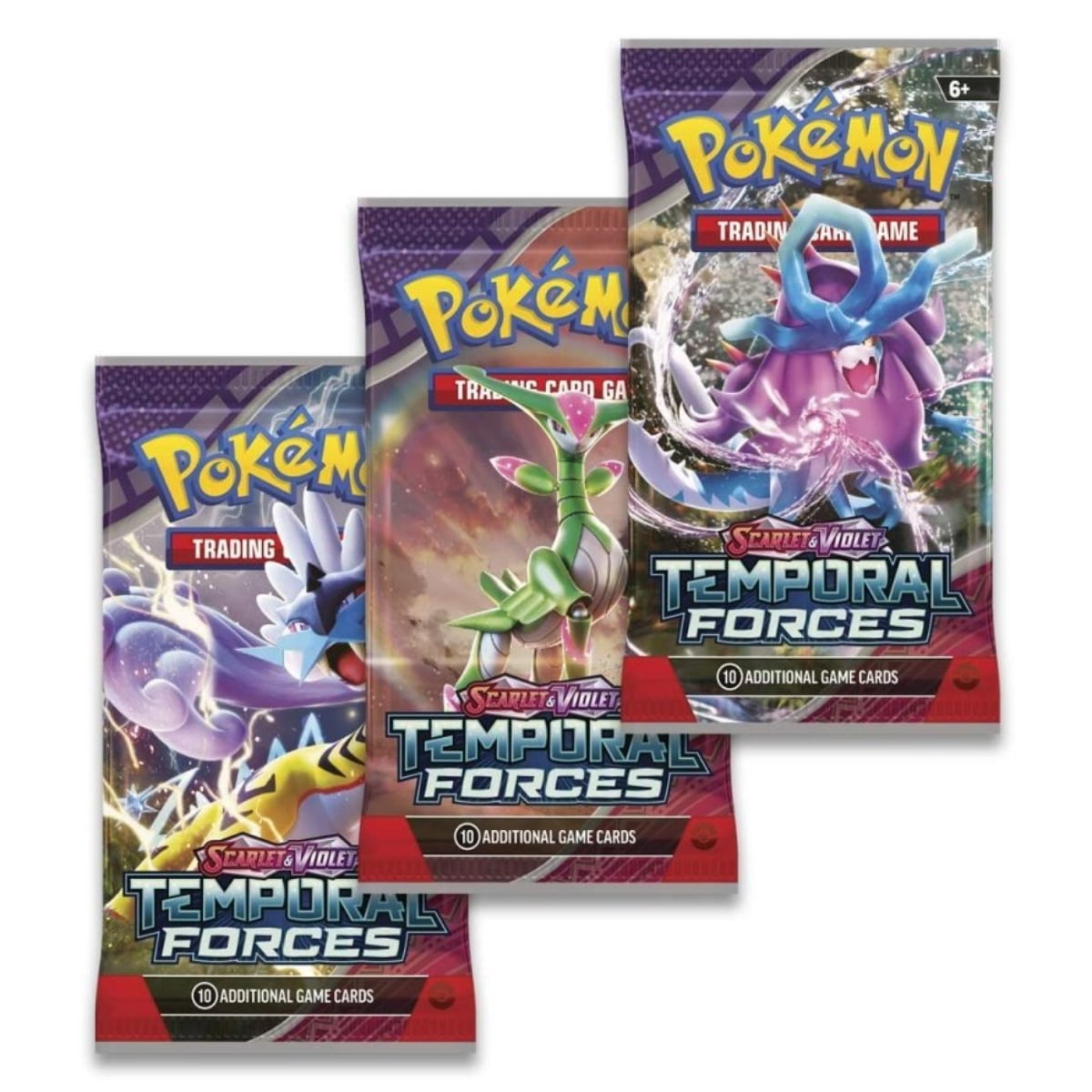 Pokemon Scarlet & Violet Temporal Forces Cyclizar Special Edition (3 Booster Packs & 1 Foil Promo Card)