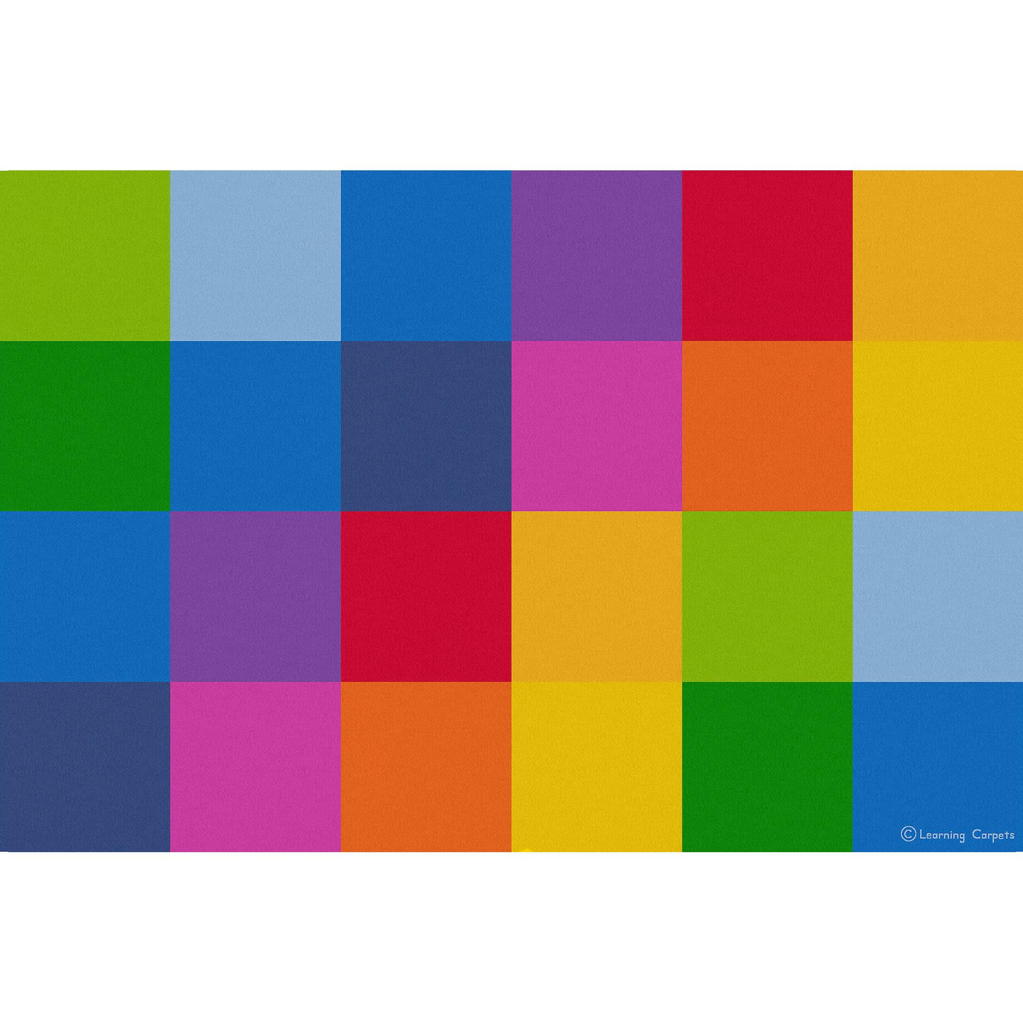 Learning Carpets Rectangle Rainbow MosaicSizeSmall