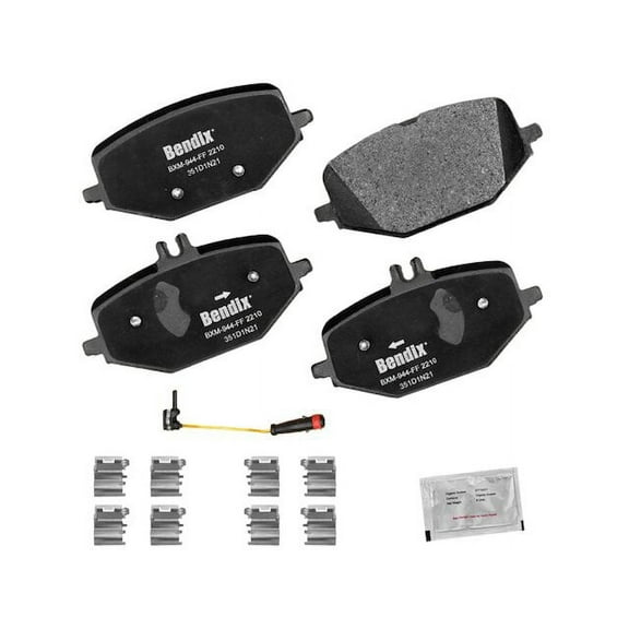 Rear Brake Pad Set - Compatible with 2020 - 2023 Mercedes-Benz GLE450 2021 2022