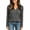 Gray, variant on Knitted Striped Fall Tops for Women V Neck Solid Color Loose Fit Sweater Long Sleeve Warm Brushed Undershirts