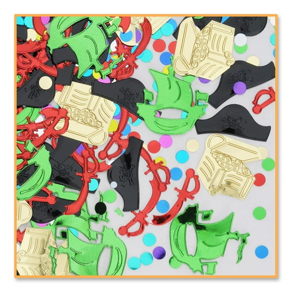 6 Pack Beistle Pirate Party Confetti (0.5 Oz/Pkg)