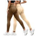 thumbnail image 3 of ZIXKCGDSE Yoga Pants Women 2 Pack High Waist Leggings Workout Gym Running Pants Going Out Size M, 3 of 3