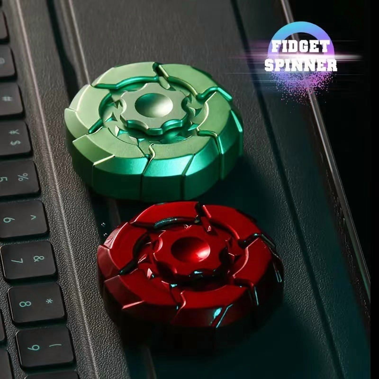 EDC Fidget Sliders Open Armor Spinning Top Fidget Toys Stress Relief For Adults Magnetic Finger Spinner Anti Stress Toys