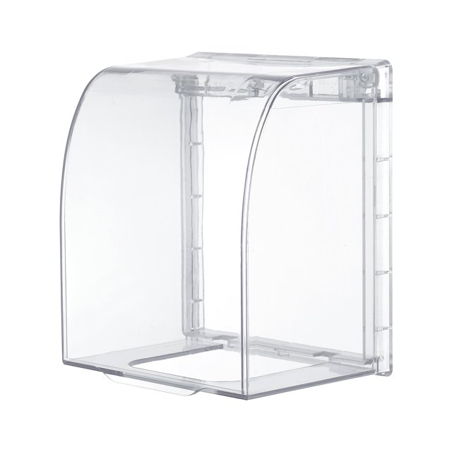 Uxcell 4.41 x 3.94 x 2.8 Inch Outlet Cover Box, Transparent