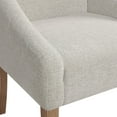 thumbnail image 6 of Monarch Dining Chair in Cream Fabric with Medium Espresso Wood Legs, 6 of 7