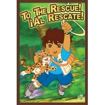 Nickelodeon Go Diego Go - To The Rescue Wall Poster, 22.375" x 34", Framed
