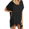 Plus Size Swimsuit For Women Solid Cover Up