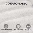 thumbnail image 4 of JERFIT 118.2 Inch Cloud Modular Sofa Couch with Removable Cushions, Feather Filled, No Assembly, Deep Seating for Living Room, Apartment, White, 4 of 9