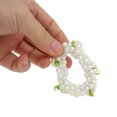 thumbnail image 4 of Unique Bargains 1 Pc Cute Rose Pearl Hair Elastic Band Beige, 4 of 5