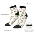thumbnail image 4 of Uemuo Tree Squirrel Printed Crew Socks, Moisture-Wicking Socks, Athletic Socks for Men Breathable Cushion Socks Casual Sport Socks for Running Traveling, 4 of 6