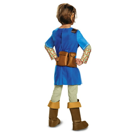 Dispguise Zelda Link Breath of The Wild Deluxe Halloween Fancy-Dress Costume for Child, Big Boys L (10-12)
