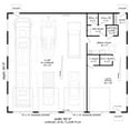 thumbnail image 6 of 763-1023: Garage Modern 0 Bed, 2 Bath Luxury Home Plan, 1023 Sq Ft: Full Blueprints with License to Build by Home Plan Marketplace - Lesuto, 6 of 6