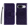 thumbnail image 2 of TECH CIRCLE Slim Wallet Case for Google Pixel 8 6.2 inch,Shockproof Stylish Embossed Pattern PU Leather Magnetic Clasp Folio Flip Kickstand Card Slots Purse for Women Men Phone Cover,Purple, 2 of 11