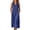 Blue, variant on Loose Dresses for Women Summer Sleeveless Hooded V-Neck Midi Dress Button Front Casual Comfortable Everyday Dress with Pockets (Brown,S)