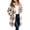 Khaki, variant on Xaqiouau Womens Plaid Sherpa Jacket Fleece Hooded Coat Zip Up Long Sleeve Buffalo Check Teddy Jacket Warm Winter Outerwear with Pockets