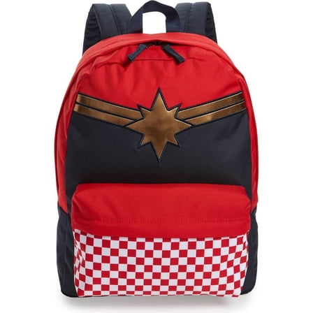 Vans Captain Marvel Backpack Racing Red