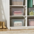 thumbnail image 3 of IRIS 24.5 Qt. Plastic Storage Bins with Lids, Stackable Storage Containers, Totes, 6 Pack, 3 of 7