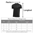 thumbnail image 4 of Playera Deportiva Manga Corta Casual Gym Correr, 4 of 8