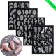 thumbnail image 2 of FlowerCalcomanía adhesiva para decoración de uñas con flor de encaje, calcomanía 5d para uñas, encaje rosa blanco, deslizador en relieve, diseño de arte de uñas para boda, calcoman, 2 of 5