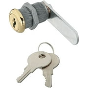 National Hardware N239-186 Door/Drawer Utility Lock, 3/4", Brass, Each