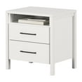 thumbnail image 2 of South Shore Gravity, Contemporary Nightstand,  White, 2 of 12