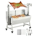 thumbnail image 2 of QinaQin Gril Rôtissoire en Acier Inoxydable avec Moteur et Roulettes Verrouillables, Rôtissoire pour Porc et Agneau Entiers pour la Cuisson Extérieure, 2 of 8